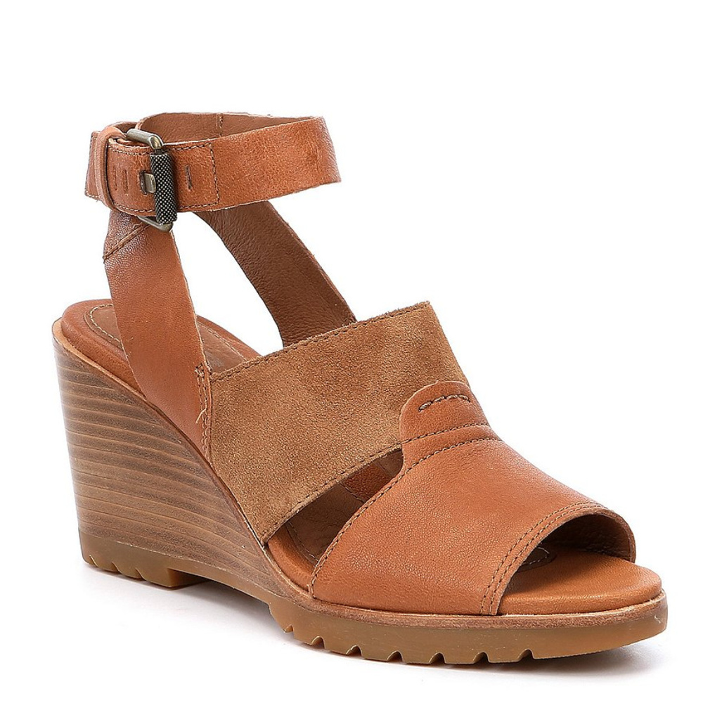 New Sorel After Hour Sandals Camel 6.5 37.5